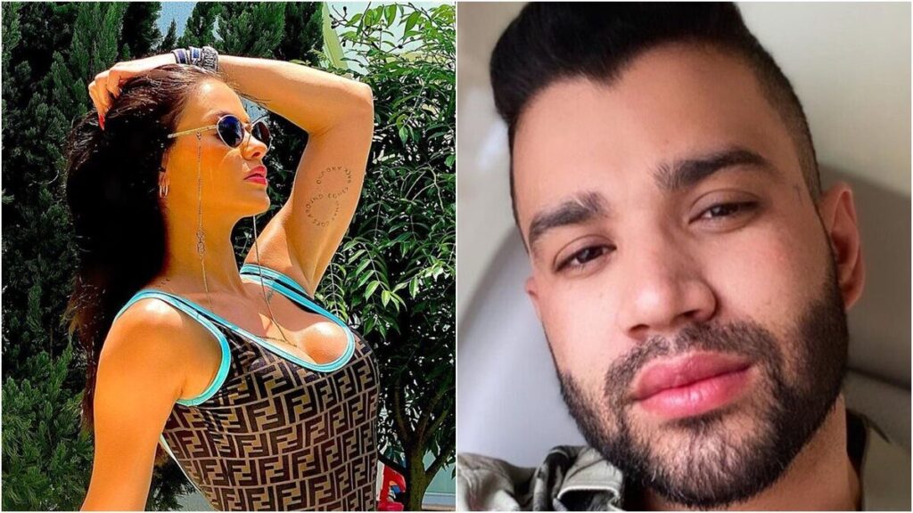 Andressa Suita Posa De Maiô Na Piscina E Fã Provoca Gusttavo Lima Quem Perdeu Que Chore F5 